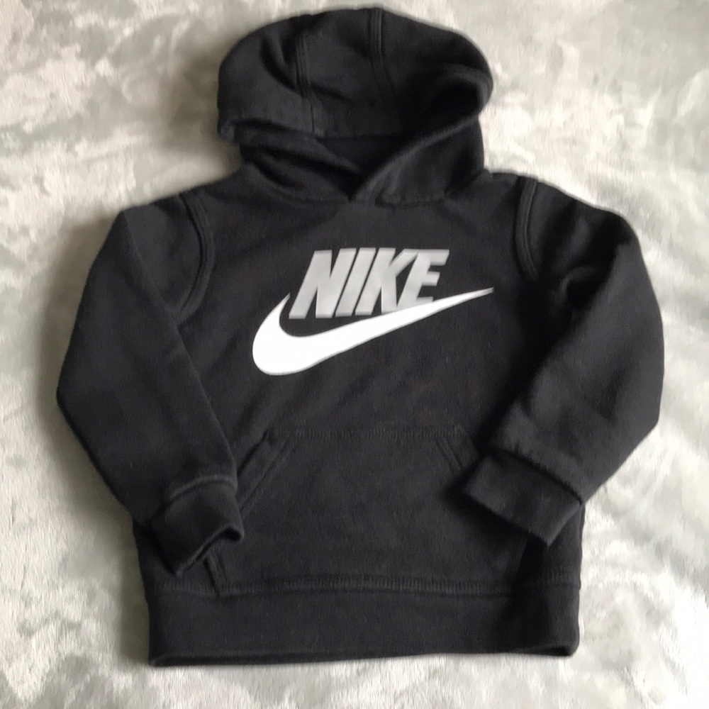 Black Nike hooded sweatshirt